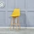 Import Chinese supplier furniture new design modern bar chair wood leg upholstered pp plastic high bar chairs from China