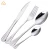 Import Chinese tableware restaurant household stainless steel tableware palace style luxury cutlery stainless steel tableware wedding t from China
