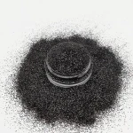 christmas decoration supplies metallic black cosmetic glitter