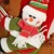 Import christmas santa Riding a deer sock Xmas Home Decoration christmas Party Decoration gift bag from China