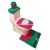 Import Christmas toilet seat the old man/white/green/new blue snowman deer spirit from China