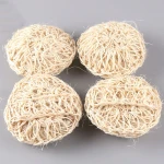 Classic Natural Sisal Bath Spa Shower Scrubber Sponge Fiber Glove Mitt Soften Smooth,Eco-Friendly