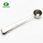 Coffee Tools Stainless Steel Crocodile Clip Coffee Spoon for Hotel Tea Shop