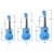 Import Colorful Acoustic Ukulele 4 Strings Hawaiian Guitar Guitarra Instrument for Kids Beginner or Basic players - yellow from China