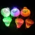 Import Colorful LED Luminous Goose Feather Badminton Newfangled Dark Night Glow Lighting Shuttlecock Indoor Sports Flash Colors from China