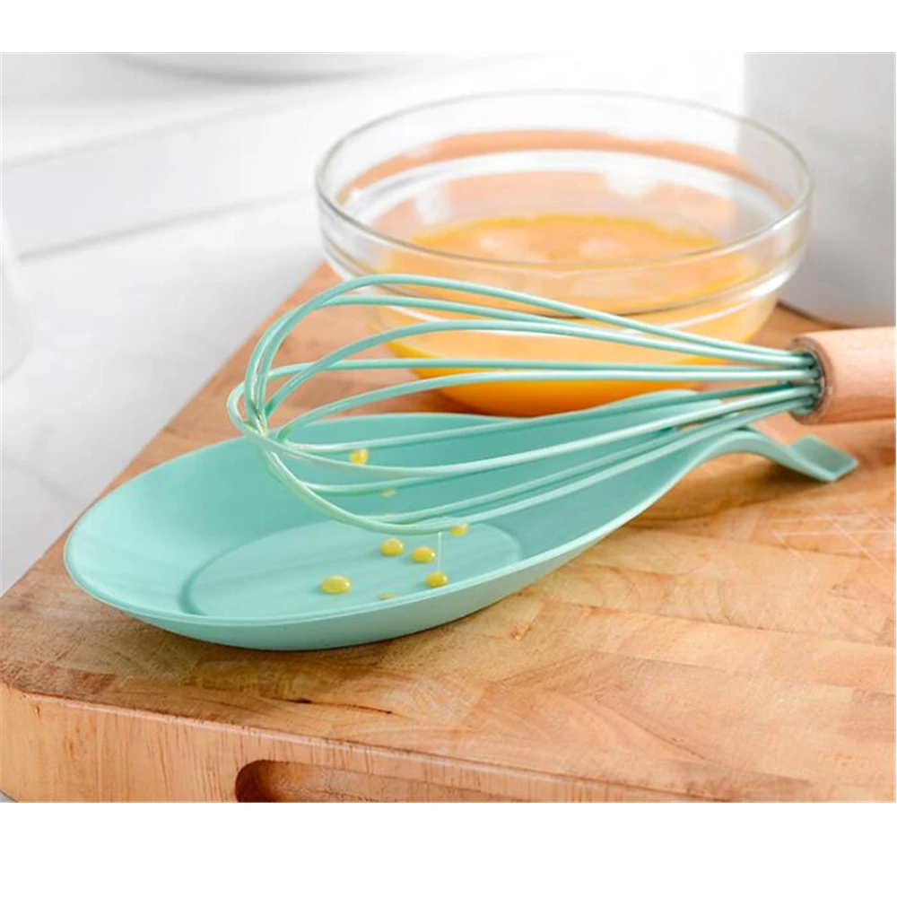Colorful Silicone Kitchen Gadgets Accessories  Kitchen Baking Cooking Serving Utensil Holder Spoon Rest