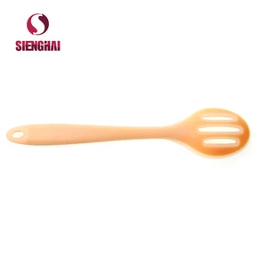 Colorful slotted Spoon kitchen tool silicone spoon