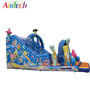 Buy Commercial Cartoon Inflatable Slide With High Quality Full Printing ...