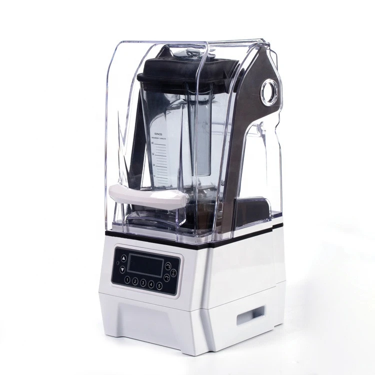 commercial heavy duty sound proof food mixers smoothie blender for coffee shops