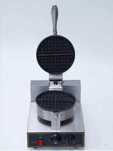 Commercial  stainless steel  Electrical waffle baker with timer nonstick waffle machine WW-201