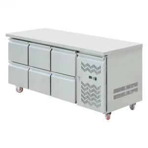 Commercial Stainless Steel  Under Counter Freezer / Kitchen Chiller /Freezer