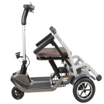 Compact Foldable Portable 4 Wheels Electric Scooter Lightweight Disabled Mobility Scooter for Elderly