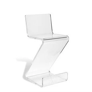 Contemporary acrylic clear bar stool