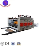 Corrugated Paperboard Flexo Ink Printing Chain Feed Printing slotting die cutting Machine