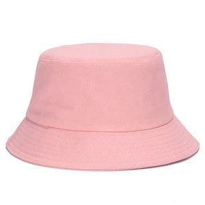 Cosum Embroidery Plain Cotton Blank Custom Bucket Hat For Adult