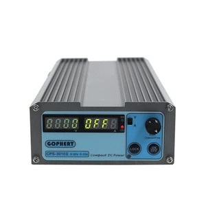 CPS-3010 300W (110Vac/ 220Vac) 0-30V/0-10A, Gopher Digital Adjustable DC Power Supply CPS3010