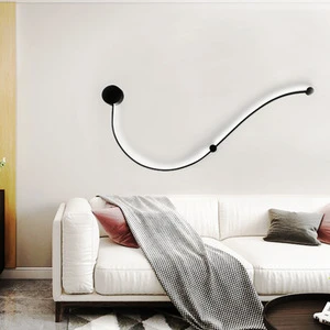 Creative simple personality modern minimalist aisle wall lamp living room warm romantic bedside decoration led wall lamp