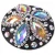 Import Crystal and rhinestones designed bra accessories round shape reusable nipple covers nipple pasties from China