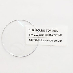 Custom 1.56 ROUND TOP BIFOCAL Optical Lenses