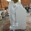 Custom carved white stone tombstone monument marble grave headstone