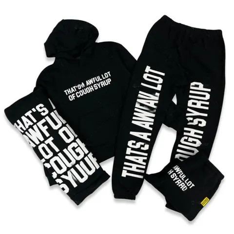 Buy Custom 100% Cotton French Terry Hoodies And Jogger Track Suit Set