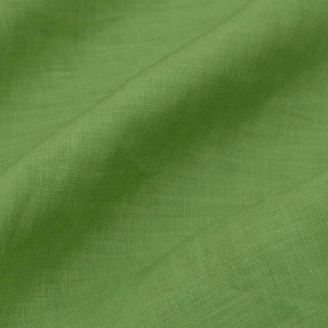 Custom Design High Quality dress fabric   shirt fabric  Pure 100% Linen Fabric 14*14  157gsm With Customized Color