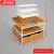 Import Custom design wholesale cosmetic melamine wood store retail display cosmetic brush retail display tables from China