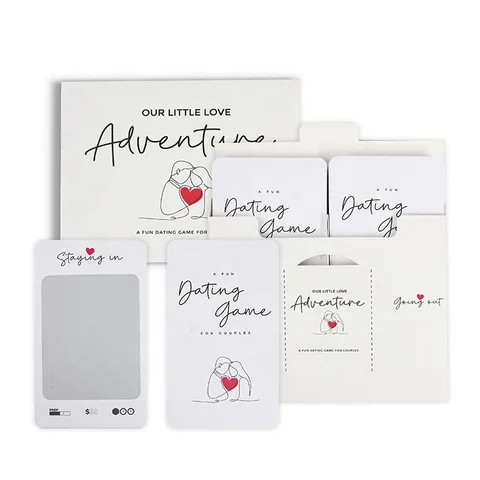 Custom Exciting Surprise Party Naughty Romantic Couples Gift Perfect Date Nights Scratch Off Card Deck