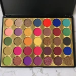 Custom eyeshadow palette high pigmented vegan 35 Color cosmetics makeup eyeshadow Palette no logo