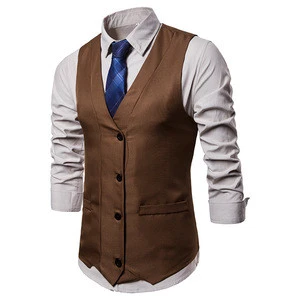 custom formal suit waistcoat vest with cheap price