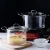 Import Custom Glass Soup Pot Heat Resistant Glass Cooking Pot from China