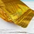 Custom Gold Laser Flat Bottom Mylar Bag Clear Window Food Packaging Zipper Heat Seal Holographic Pouch Gravure Printing Surface