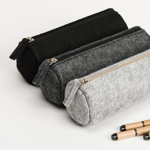 Custom high quality Felt Pencil Bag pen pouch bag With Zipper