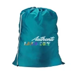 Custom Logo Printed durable nylon laundry bags in bulk nylon laundry bag clothing washing bags