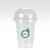 Custom Logo Printing Eco Friendly Compostable Clear PLA Cold Drink Cup Disposable Biodegradable PLA Cups