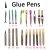 Import Custom logoFree sample  eyeliner  pens glitter Diamond magic color liquid adhesive eyeliner from China