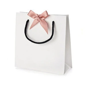 Custom 	luxury  printed logo  pandora paper packaging gift bag