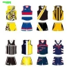 Custom made V neck AFL team jumper and shorts