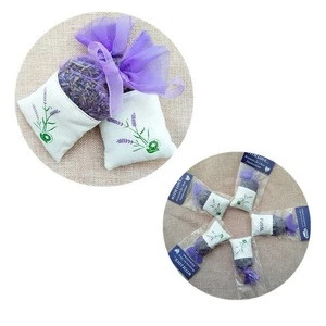 Custom organza lavender sachets linen lavender bag for sale