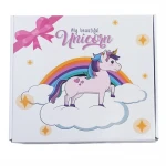 Custom print colorful cardboard box color paper box collector card box