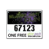 Custom Printable  Running Bib  Numbers for Marathon Races Waterproof Paper Running Bibs