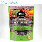 Custom printed 20Lbs fertilizer soil packaging bag with ziplock