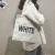 Import Custom Printed Logo Reusable Long Shoulder Belt Canvas Cotton Shopping Tote Bag from China