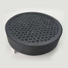 Custom size Round shape carbon filter with hepa China high quality Activated carbon Charcoal air filter
