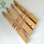 custom turned pine wood material simple furniture table leg