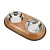Import Customer Color Double Pet Feeder Bowls Stainless Steel Dog Bowls With Non-slip Silicone Gasket from China