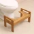 Import Customized bathroom with adjustable bamboo squat toilet stool from China