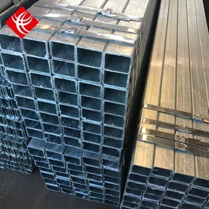 customized hot sale square black steel pipe/Q235 welded rectangular tube/square hollow sections