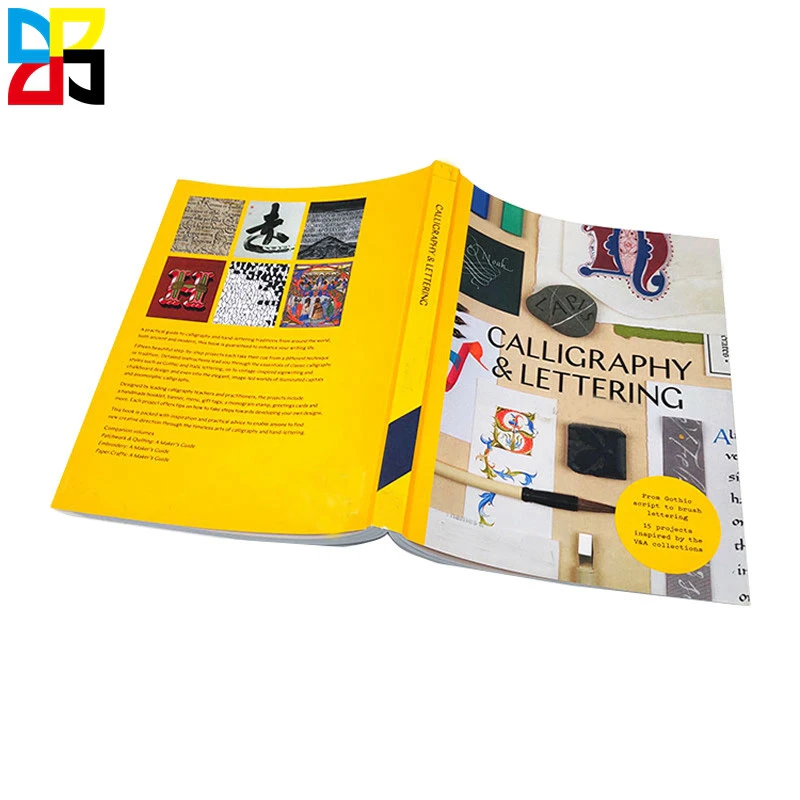 Customized Order Full Color softcover children art picture books/painting and calligraphy&amp; lettering  book printing