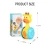 Import Cute Babies Toys Deer Educational Gliding Tumbler Bell Sale Silicone Baby Toy from China